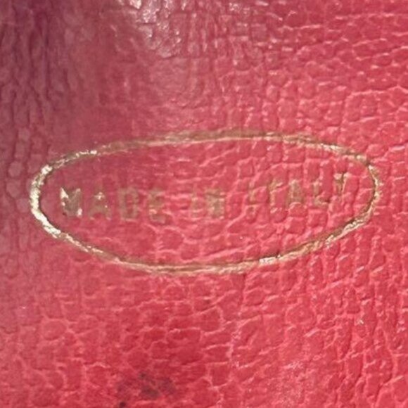 CHANEL 24K Vintage Waist Bag Fanny Pack CC Lambskin Waist Bag Pouch Bum Bag Red - Picture 13 of 16